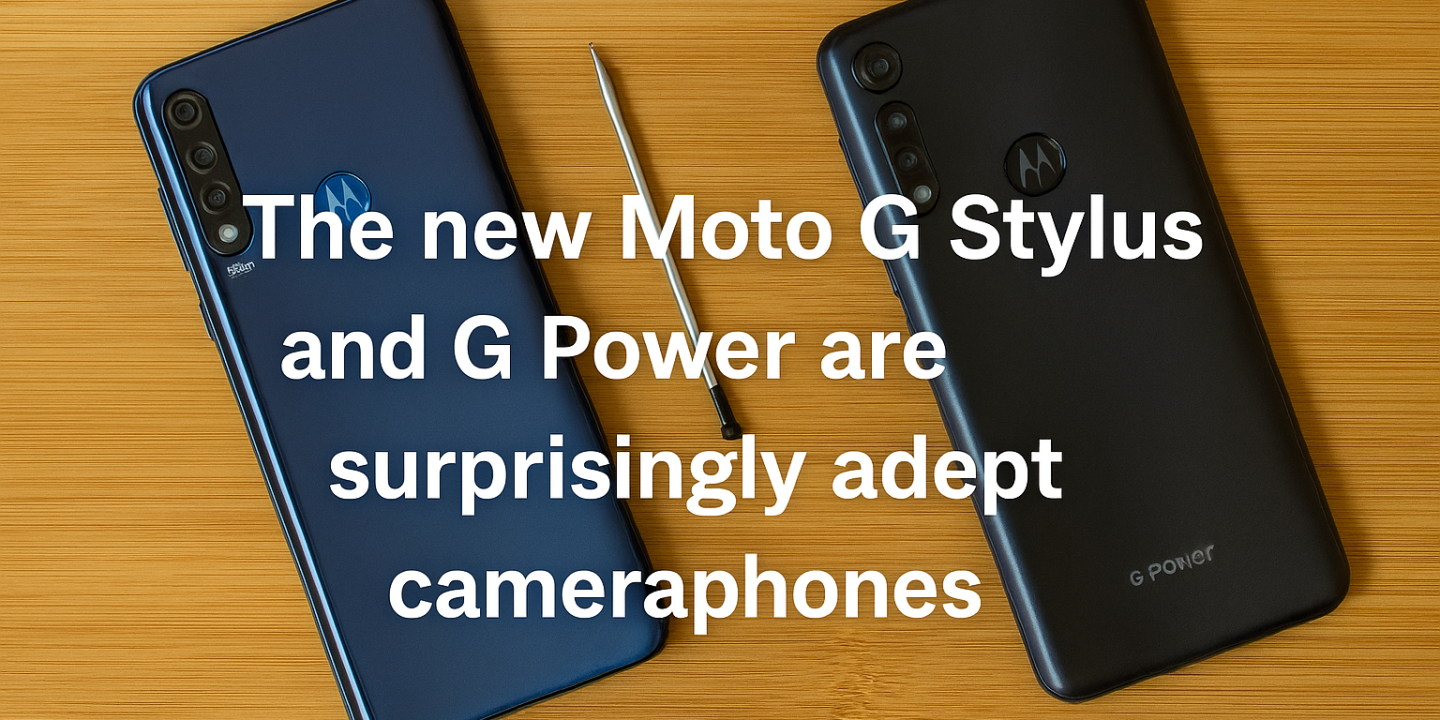 The new Moto G Stylus and G Power are surprisingly adept cameraphones